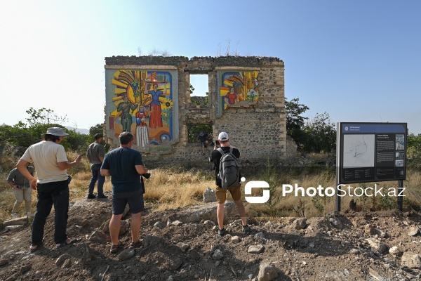 Beynəlxalq səyyahların Ağdam səfəri