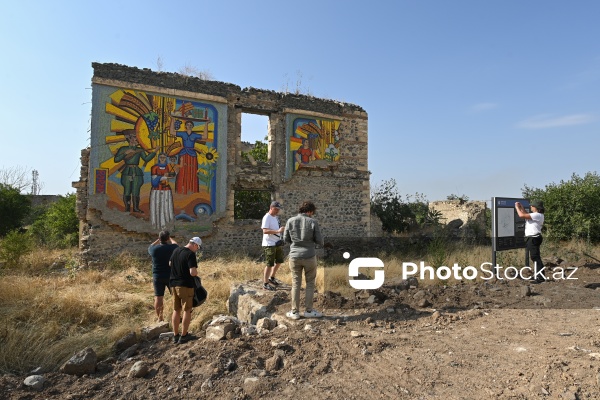 Beynəlxalq səyyahların Ağdam səfəri