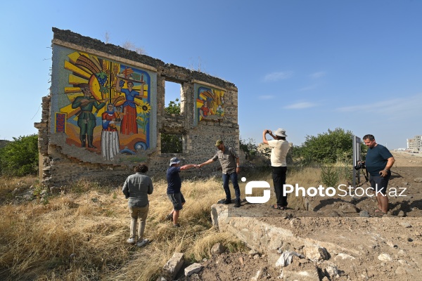 Beynəlxalq səyyahların Ağdam səfəri