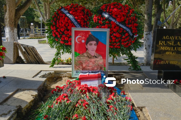 Birinci Qarabağ müharibəsində itkin düşmüş xanım şəhid Mehriban Qarayevanın dəfni