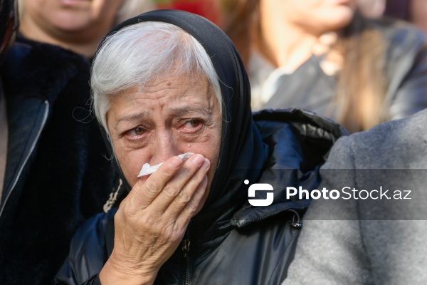 Birinci Qarabağ müharibəsində itkin düşmüş xanım şəhid Mehriban Qarayevanın dəfni