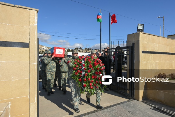 Birinci Qarabağ müharibəsində itkin düşmüş şəhid Rafiq Hüseynovun dəfni
