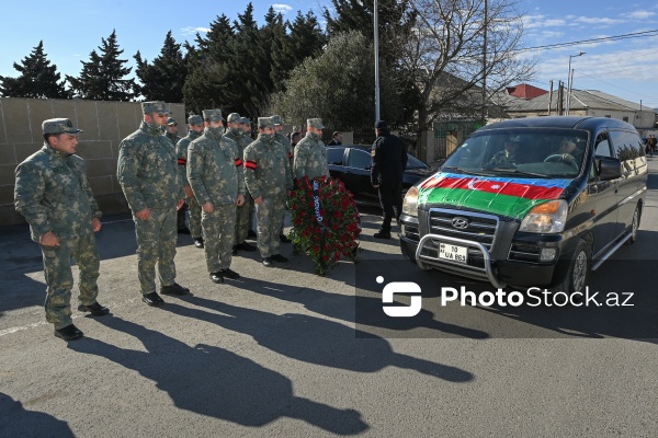 Birinci Qarabağ müharibəsində itkin düşmüş şəhid Rafiq Hüseynovun dəfni