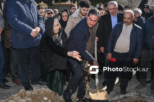 Birinci Qarabağ müharibəsində itkin düşmüş şəhid Rafiq Hüseynovun dəfni