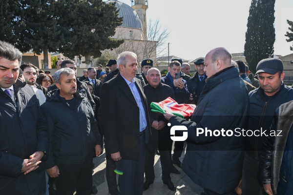 Birinci Qarabağ müharibəsində itkin düşmüş şəhid Rafiq Hüseynovun dəfni