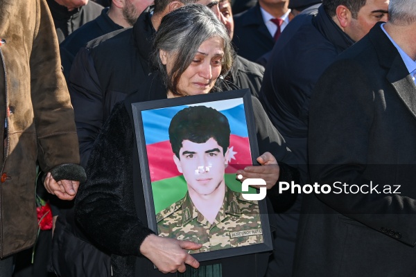 Birinci Qarabağ müharibəsində itkin düşmüş şəhid Rafiq Hüseynovun dəfni
