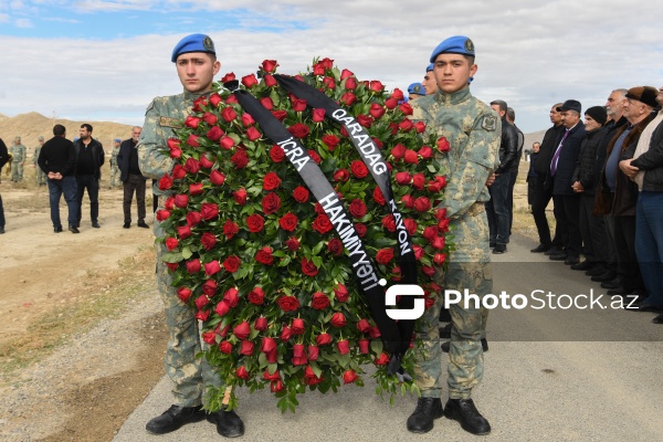 Birinci Qarabağ müharibəsində itkin düşmüş şəhid Fikrət Əzizovun dəfni