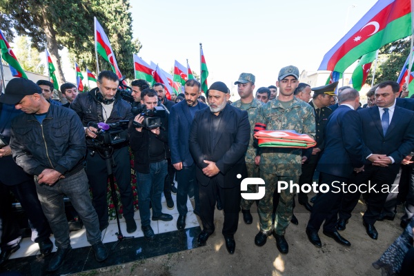 Birinci Qarabağ müharibəsində itkin düşmüş şəhid Mübariz Şahmurovun dəfni