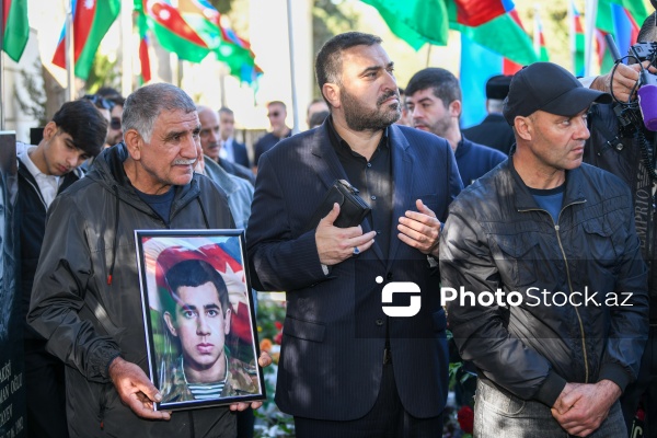 Birinci Qarabağ müharibəsində itkin düşmüş şəhid Mübariz Şahmurovun dəfni