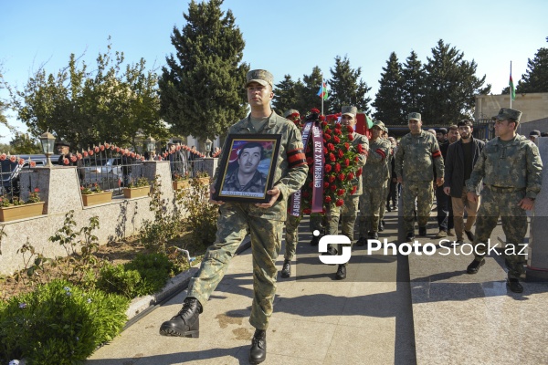 Birinci Qarabağ müharibəsinin şəhidi Ələkbər Babayevin dəfn mərasimi