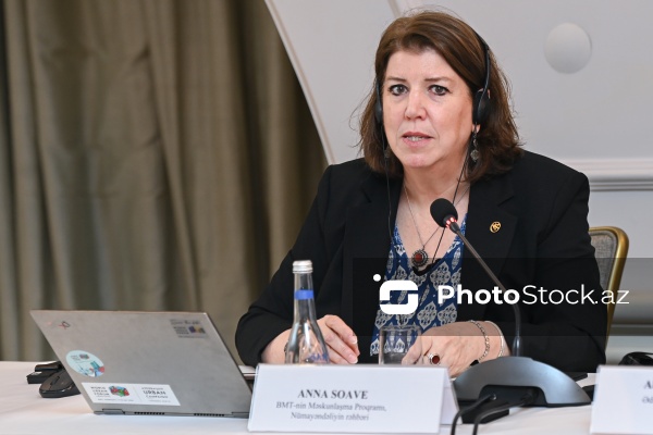 Anna Soave - BMT-nin Davamlı İnkişaf üzrə Əməkdaşlıq Çərçivəsinin Yüksək Səviyyəli Birgə Rəhbər Komitəsinin iclasında