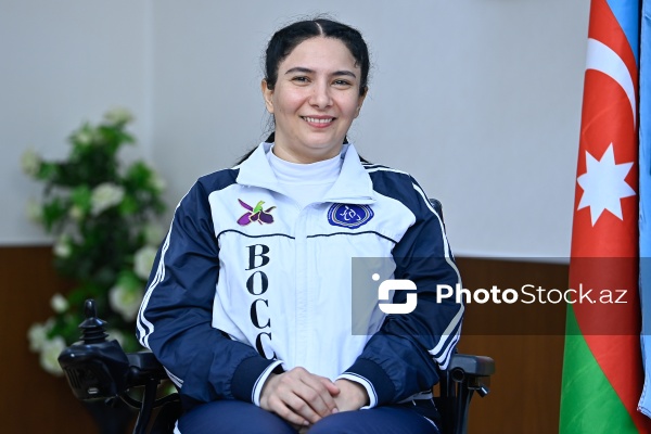 Boccia idman növü üzrə dünya ikincisi Sona Ağayeva
