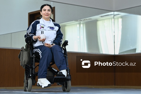 Boccia idman növü üzrə dünya ikincisi Sona Ağayeva
