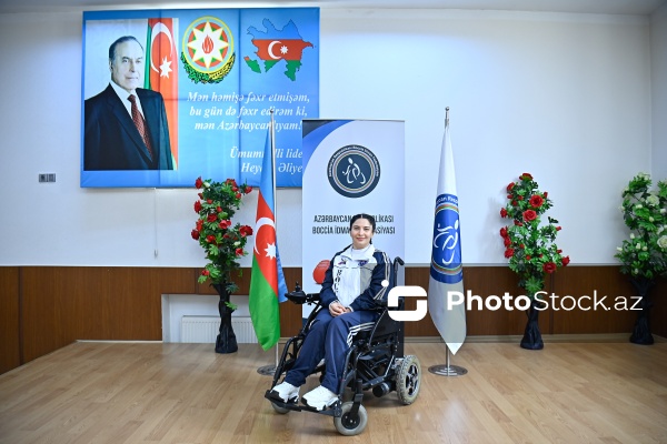Boccia idman növü üzrə dünya ikincisi Sona Ağayeva