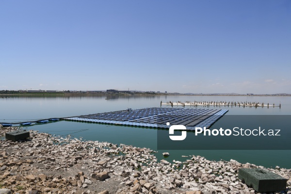 Böyükşor gölü üzərində istismara verilmiş 100 kVt gücündə pilot günəş enerjisi qurğusu