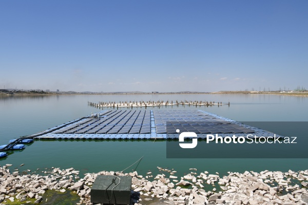 Böyükşor gölü üzərində istismara verilmiş 100 kVt gücündə pilot günəş enerjisi qurğusu