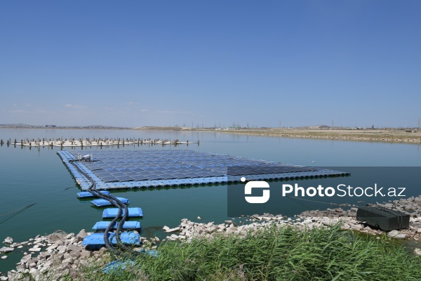 Böyükşor gölü üzərində istismara verilmiş 100 kVt gücündə pilot günəş enerjisi qurğusu