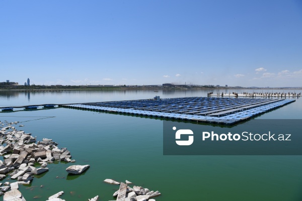 Böyükşor gölü üzərində istismara verilmiş 100 kVt gücündə pilot günəş enerjisi qurğusu