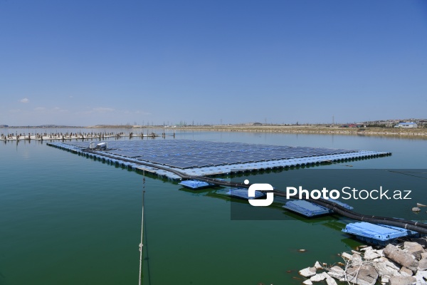 Böyükşor gölü üzərində istismara verilmiş 100 kVt gücündə pilot günəş enerjisi qurğusu