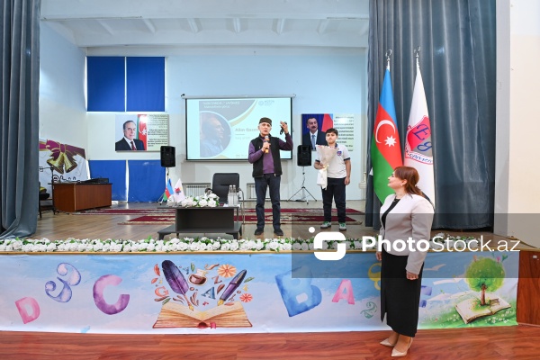 BŞTİ və “Kaspi” qəzetinin təşkilatçılığı ilə İlyas Əfəndiyev adına Elitar Gimnaziyada baş tutan görüş