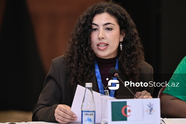 Mellina Tenfiş - Gənclərin postkolonial dövrdə roluna həsr olunmuş beynəlxalq forumda