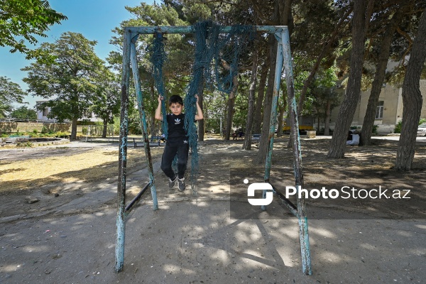 Bülbülə qəsəbəsində yerləşən baxımsız park