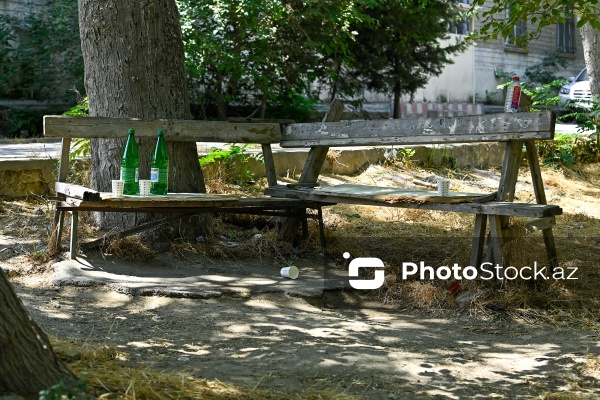 Bülbülə qəsəbəsində yerləşən baxımsız park