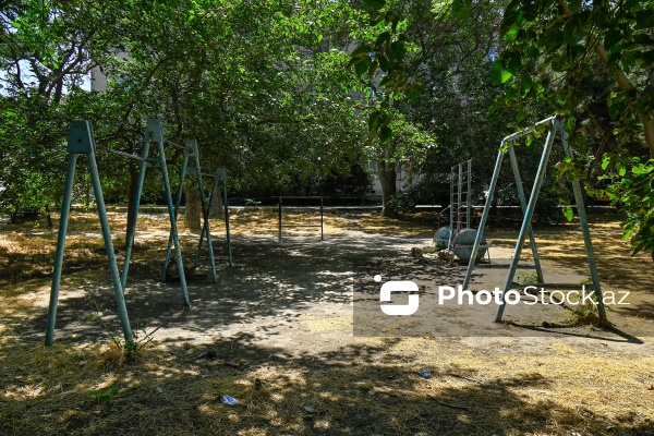 Bülbülə qəsəbəsində yerləşən baxımsız park