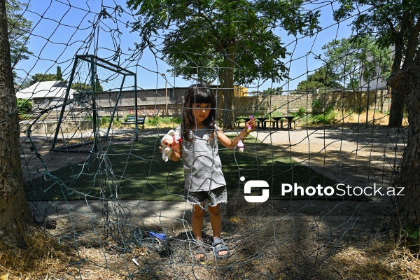 Bülbülə qəsəbəsində yerləşən baxımsız park