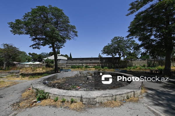 Bülbülə qəsəbəsində yerləşən baxımsız park