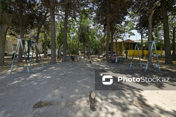 Bülbülə qəsəbəsində yerləşən baxımsız park