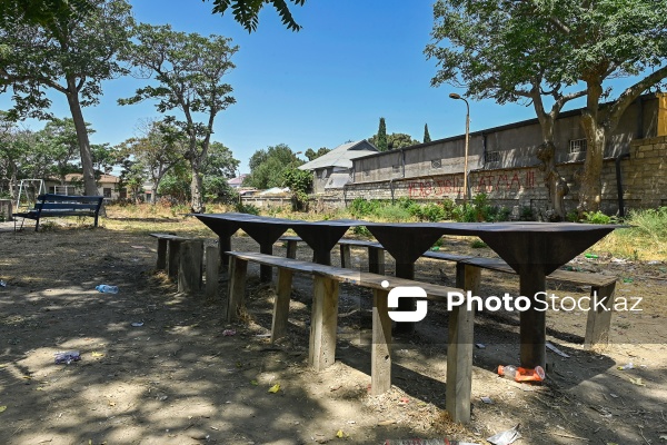 Bülbülə qəsəbəsində yerləşən baxımsız park