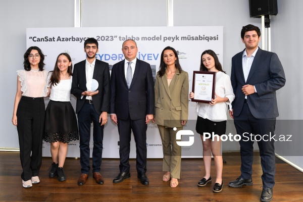 "CanSat Azərbaycan 2023" layihəsinin qaliblərinin mükafatlandırılması mərasimi