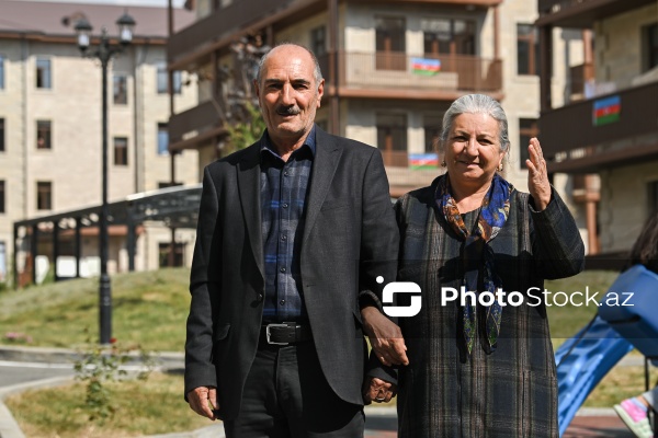 Cəbrayıl şəhərində inşa olunan yaşayış kompleksi