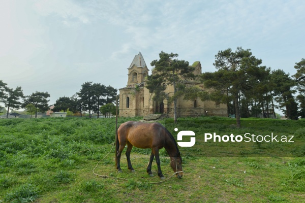 Cəlilabad rayonunun Günəşli kəndində yerləşən pravoslav kilsəsi