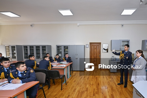 Ümummilli Lider Heydər Əliyevin anadan olmasının 103-cü ildönümü münasibətilə Cəmşid Naxçıvanski adına Hərbi Liseyə mediatur təşkil edilib