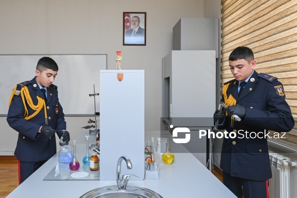 Cəmşid Naxçıvanski adına Hərbi Liseydə təlim və tədris prosesi