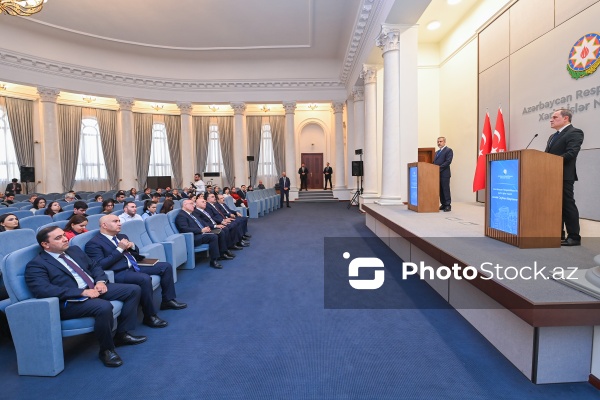 Ceyhun Bayramov və Hakan Fidanın birgə mətbuat konfransı