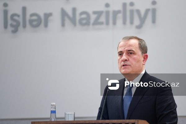 Ceyhun Bayramov və Kaya Kallasın birgə mətbuat konfransı