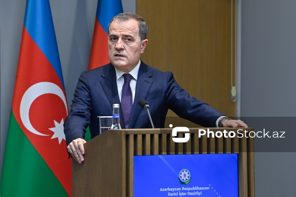 Ceyhun Bayramov - Mixay Popşoi ilə birgə mətbuat konfransında