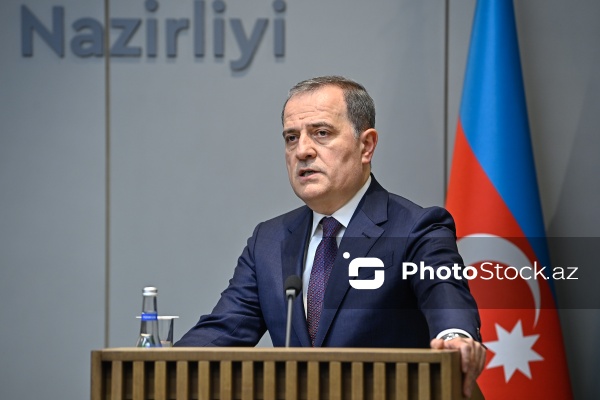 Ceyhun Bayramov - Mixay Popşoi ilə birgə mətbuat konfransında