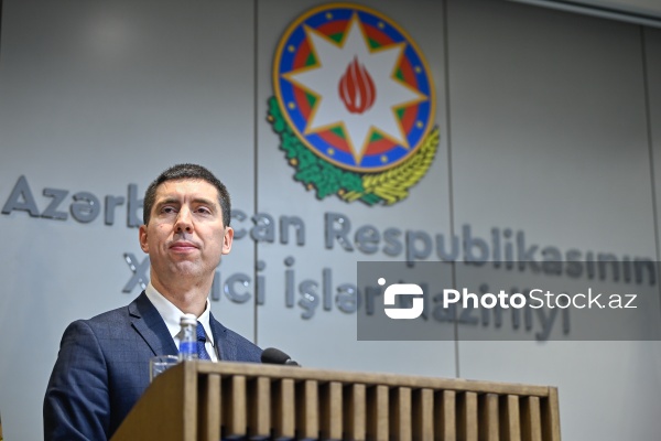 Mixay Popşoi - Ceyhun Bayramov ilə birgə mətbuat konfransında