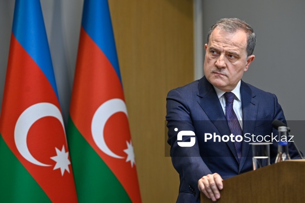 Ceyhun Bayramov - Mixay Popşoi ilə birgə mətbuat konfransında