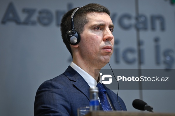 Mixay Popşoi - Ceyhun Bayramov ilə birgə mətbuat konfransında