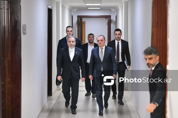 Ceyhun Bayramov və Seyid Abbas Əraqçının birgə mətbuat konfransı