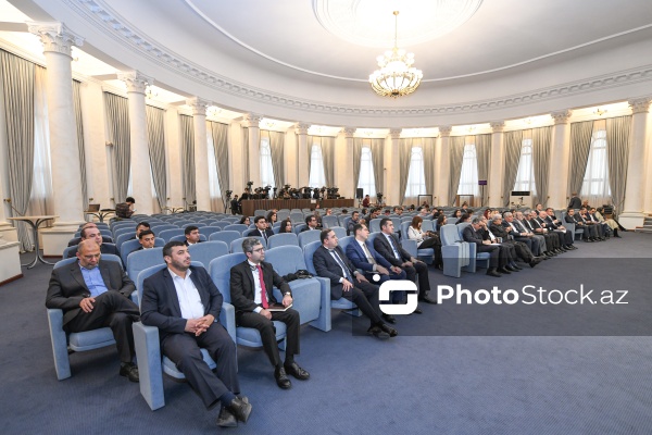 Ceyhun Bayramov və Seyid Abbas Əraqçının birgə mətbuat konfransı