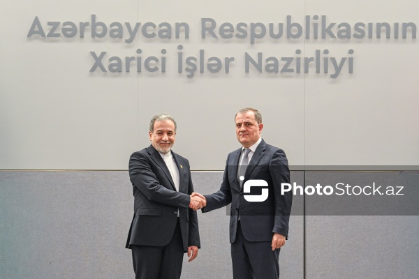 Ceyhun Bayramov və Seyid Abbas Əraqçının birgə mətbuat konfransı