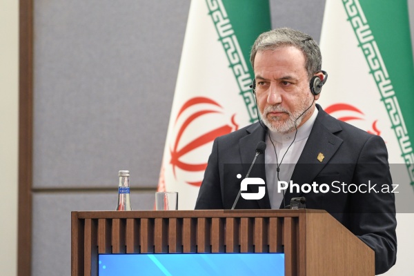 Ceyhun Bayramov və Seyid Abbas Əraqçının birgə mətbuat konfransı