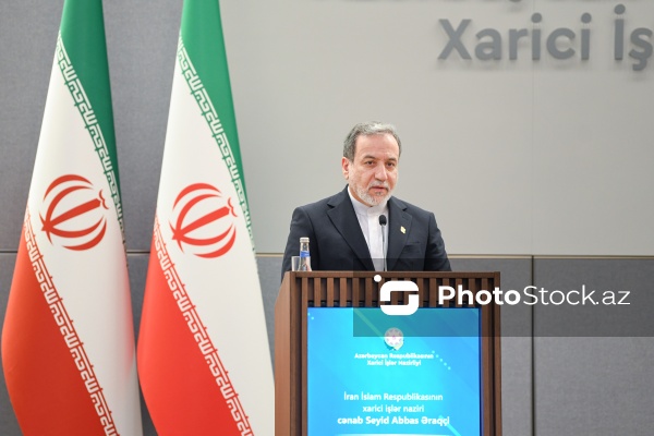 Ceyhun Bayramov və Seyid Abbas Əraqçının birgə mətbuat konfransı