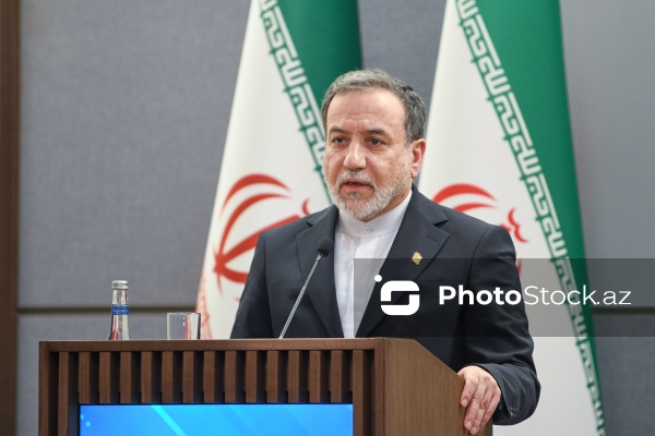 Ceyhun Bayramov və Seyid Abbas Əraqçının birgə mətbuat konfransı